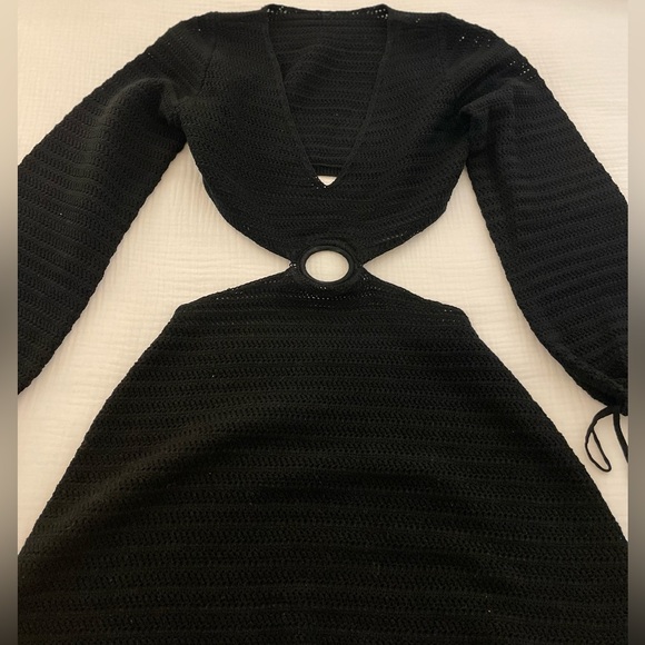 Devon Windsor Fallon Dress Black Size Large NWOT - Picture 3 of 6